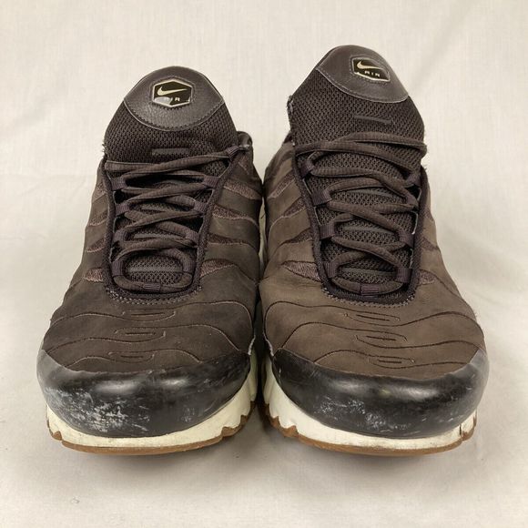 Nike Air Max Plus EF 'Velvet Brown' Mocha Brown Sail Sneakers AH9697-213 Size 12 - Picture 3 of 9